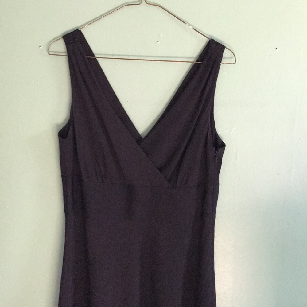 J Crew Midi Black Dress